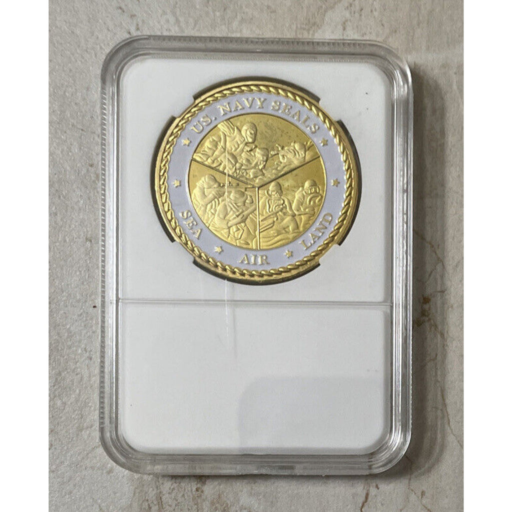 US Naval Special Operations Command Centra/SF Military Navy Seals Challenge Coin