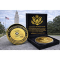 LOUISIANA STATE POLICE Challenge Coin Come With Special w/ Retirement Award