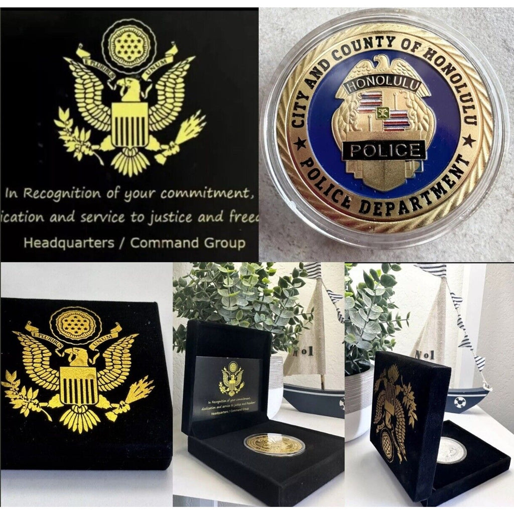 CITY OF HONOLULU POLICE Office Dept Challenge Coin