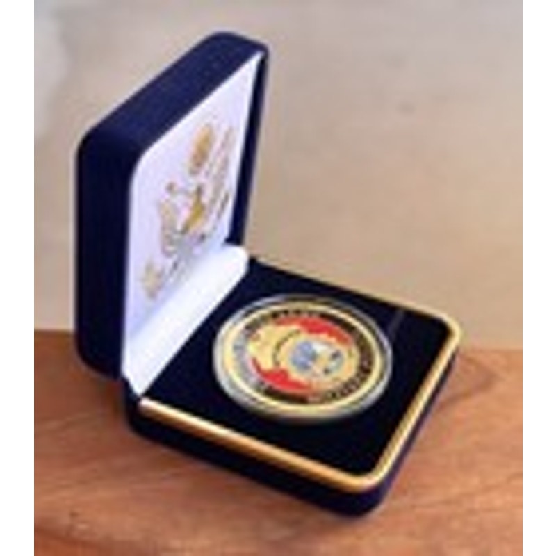 Department of Energy (DOE) Challenge Coin With Blue Velvet Case. Fast Shipping!