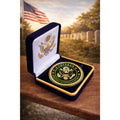 US Army Veteran Challenge Coin Gold. Perfect Gift! with Case ·FAST SHIPPING·