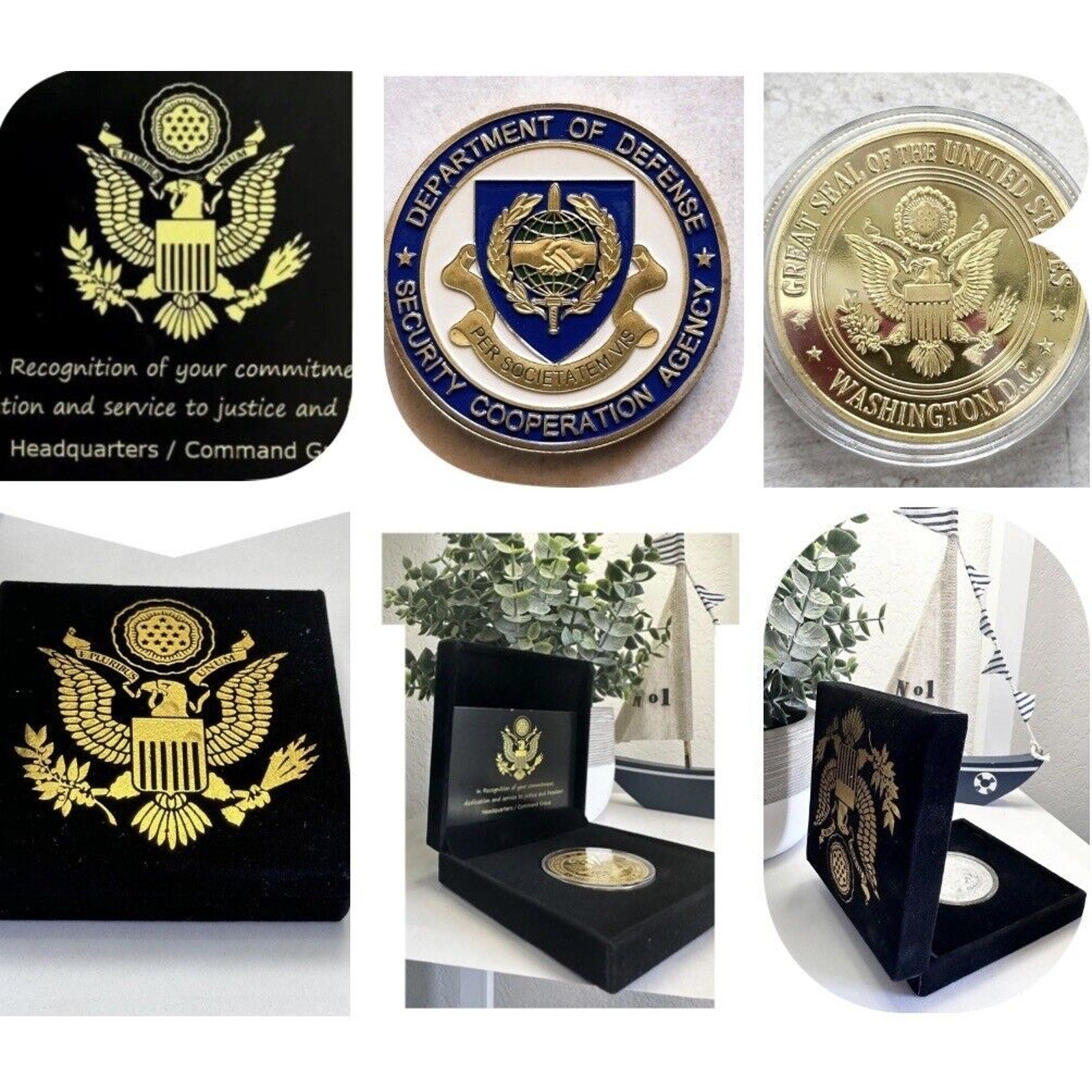 Department of Defense Security Cooperation Agency (DSCA) Challenge Coin USA