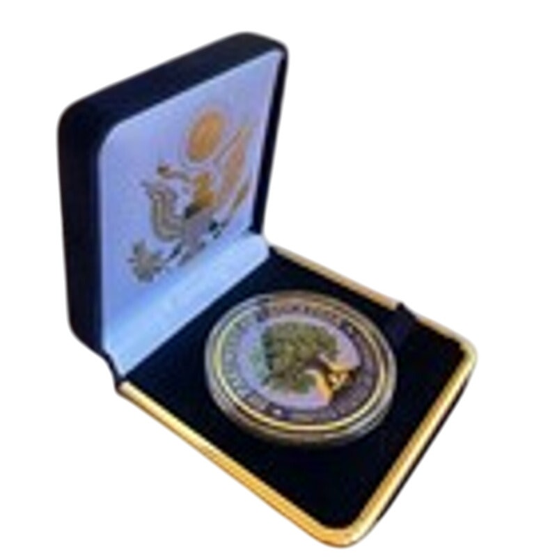 Department of Energy (DOE) Challenge Coin With Blue Velvet Case. Fast Shipping!