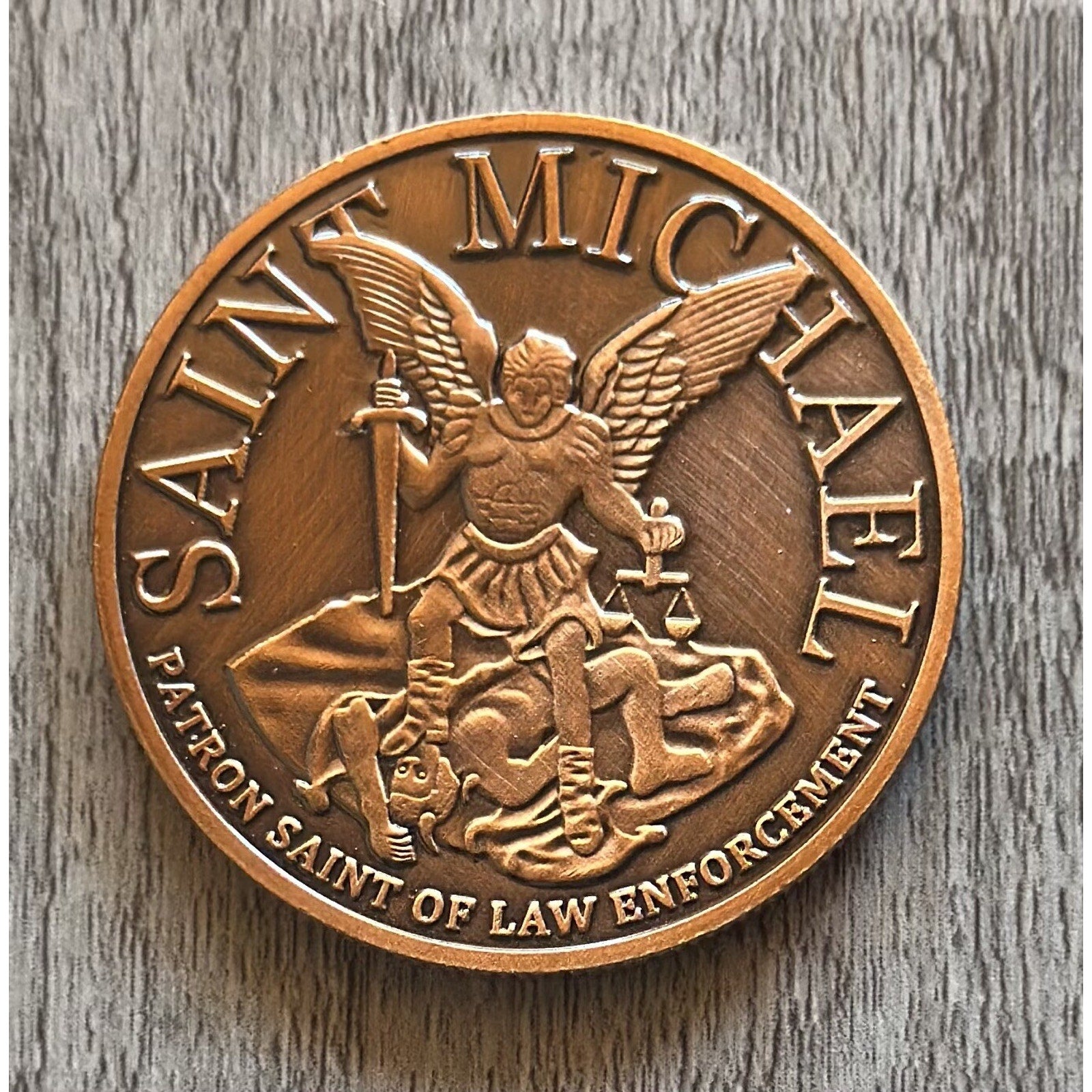 San Francisco SFPD POLICE DEPARTMENT Bronzed FINISH w/ Retirement Award