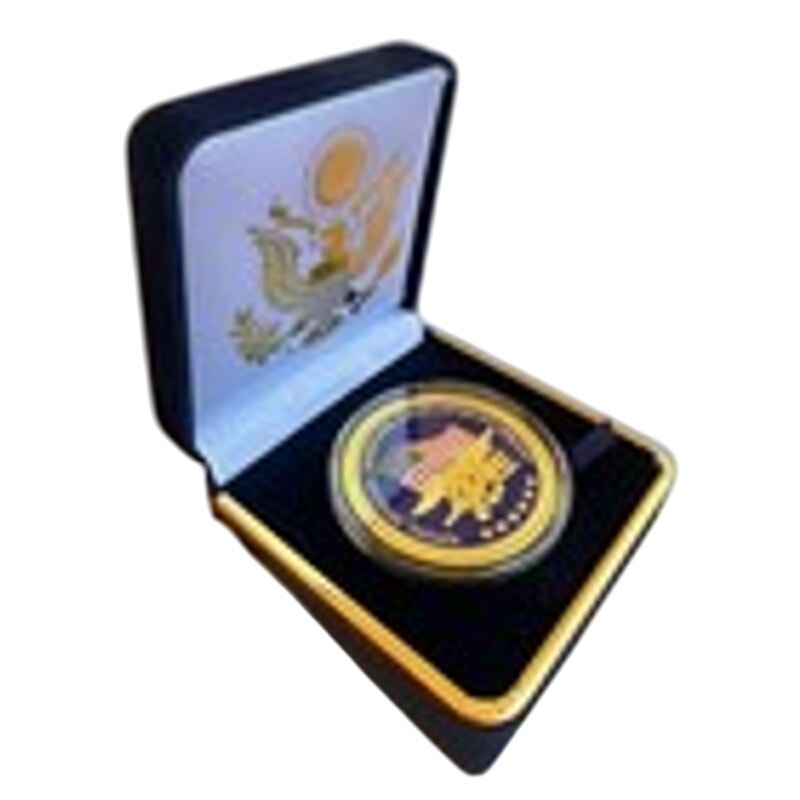 Department of Energy (DOE) Challenge Coin With Blue Velvet Case. Fast Shipping!