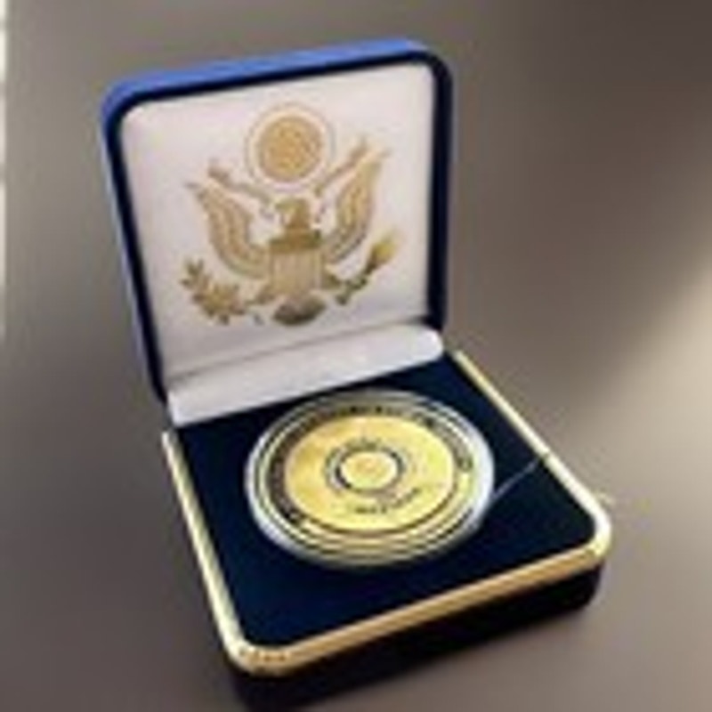 Department of Energy (DOE) Challenge Coin With Blue Velvet Case. Fast Shipping!