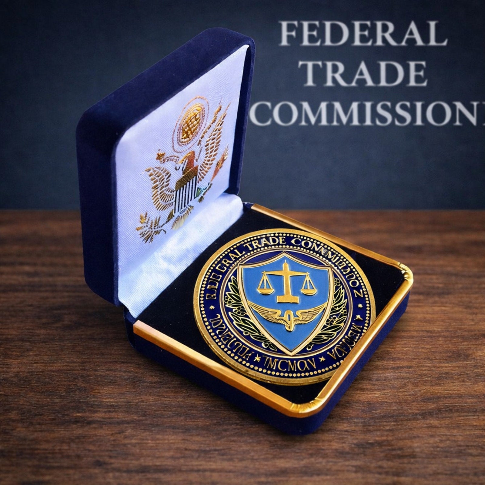 US FEDERAL TRADE COMMISSION Challenge Coin ·FAST SHIPPING· ·NEW· with case