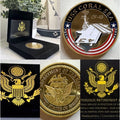 US NAVY - USS CORAL SEA CV-43 Challenge Coin With Retirement Award