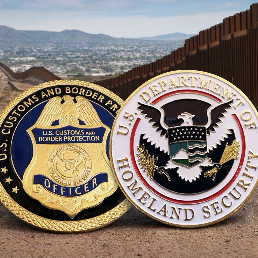 U S CUSTOMS AND BORDER PROTECTION OFFICER Challenge Coin. Fast Shipping