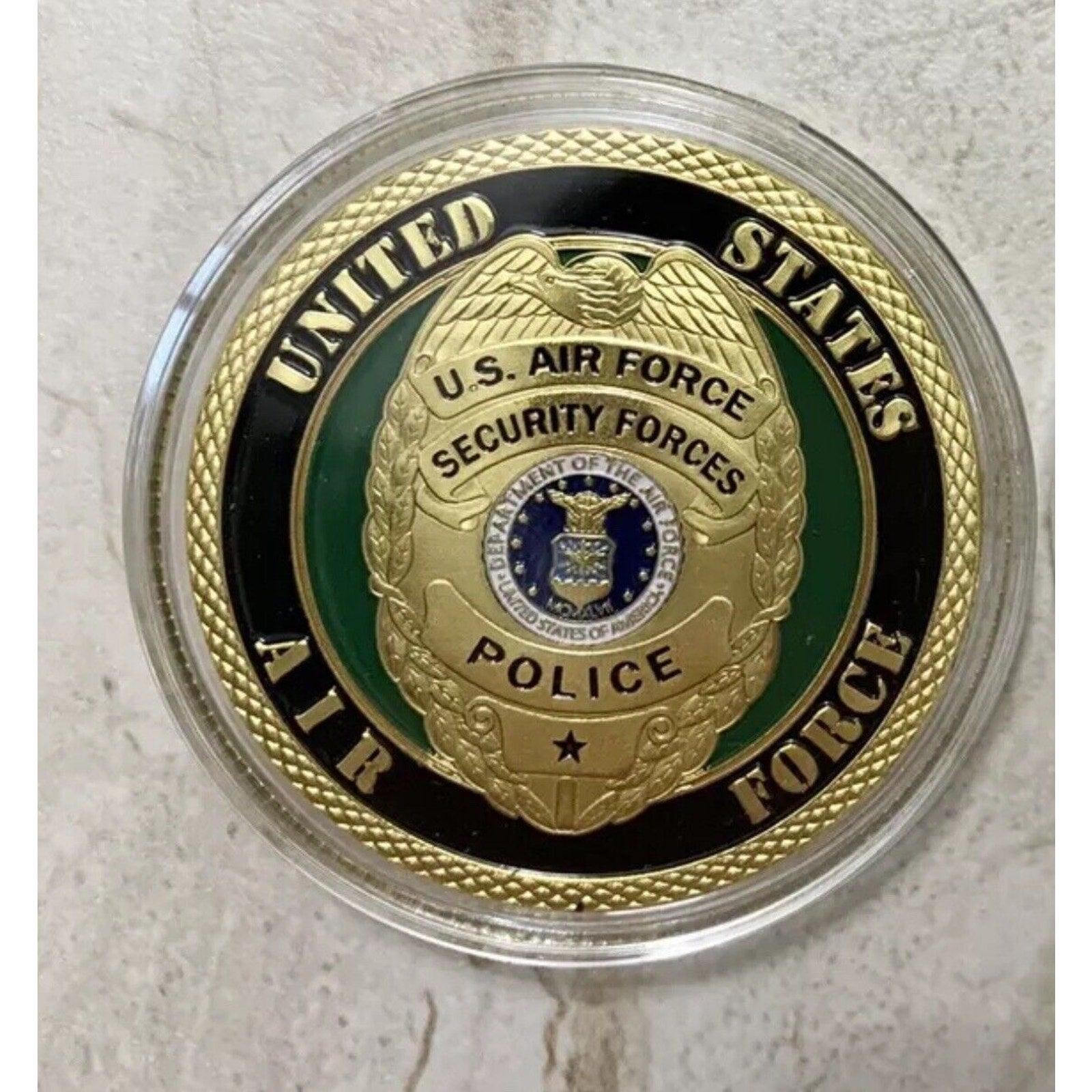 USAF MP agent SECURITY FORCES POLICE Office Department CHALLENGE COIN