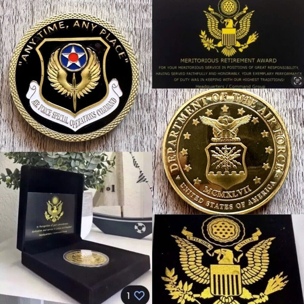 AIR FORCE SPECIAL OPERATIONS COMMAND USAF- SOC Challenge Coin
