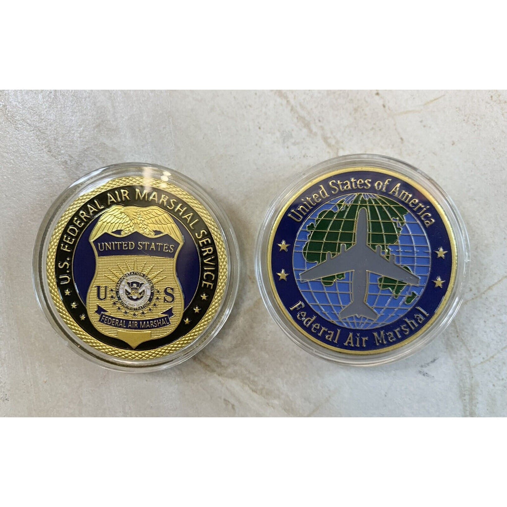 U S Federal Air Marshal Challenge Coin