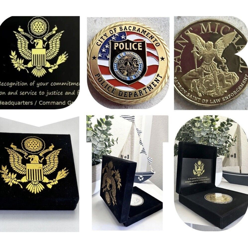 CITY OF SACRAMENTO POLICE DEPT CHALLENGE COIN USA
