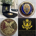 MIAMI-DADE Police Dept. Challenge Coin With Retirement Award