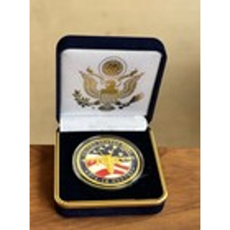 Department of Energy (DOE) Challenge Coin With Blue Velvet Case. Fast Shipping!