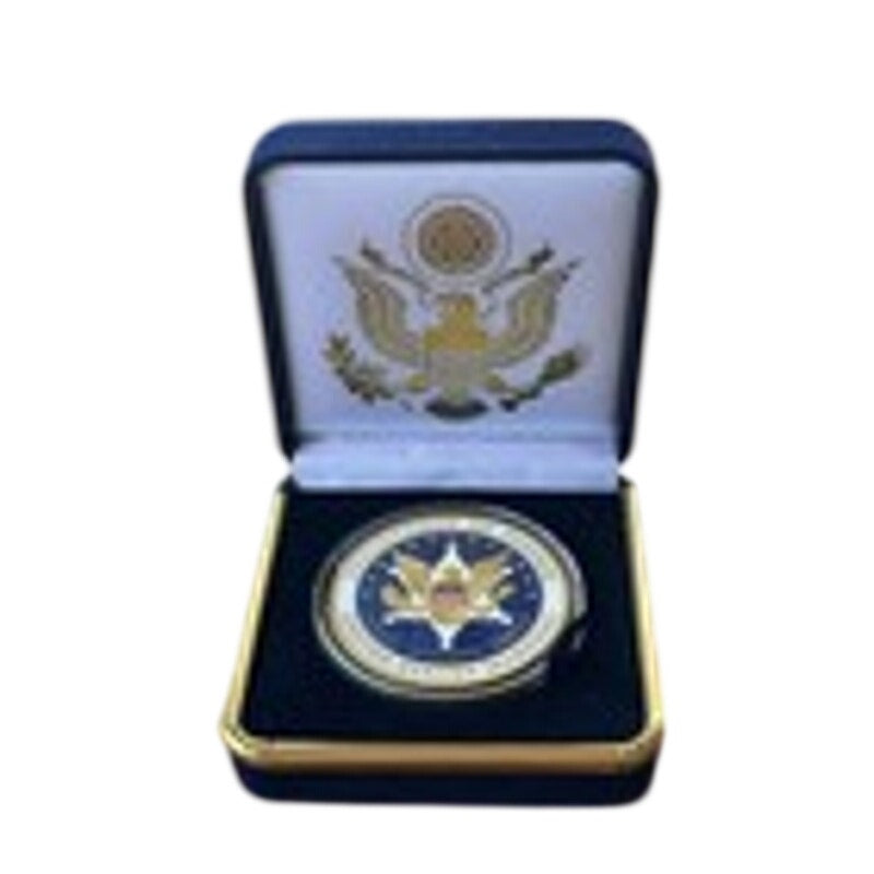 Department of Energy (DOE) Challenge Coin With Blue Velvet Case. Fast Shipping!