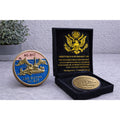 Rare USS Batfish SS 310 Submarine Challenge Coin USN w/ Retirement Award