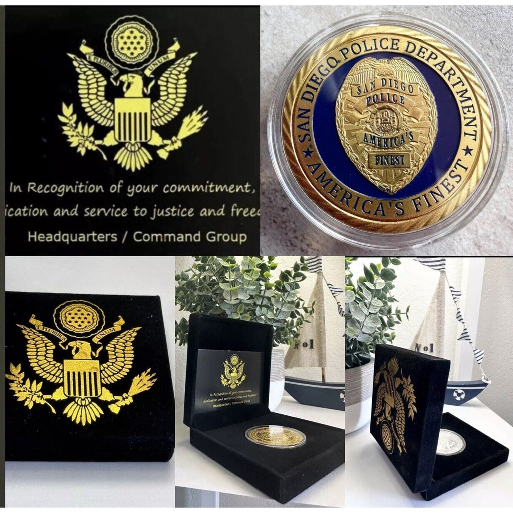 CITY OF SAN DIEGO POLICE Office DEPT Coin Retirement Award