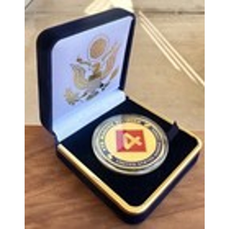 Department of Energy (DOE) Challenge Coin With Blue Velvet Case. Fast Shipping!