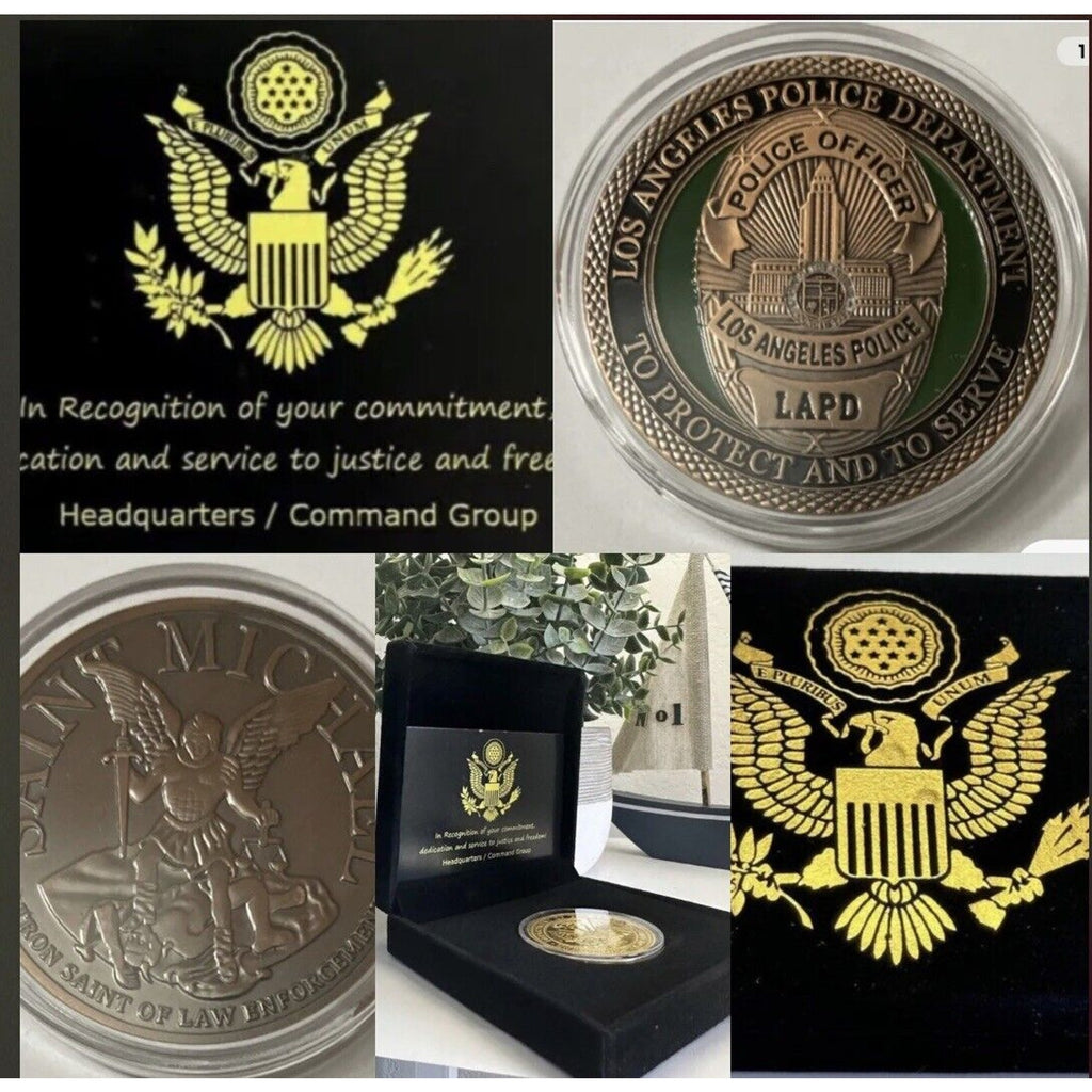 LAPD Los Angeles Police Agent Challenge Coin USA