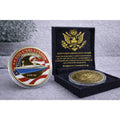 US NAVY - USS CARL VINSON CVN-70 Challenge Coin USN w/ Retirement Award