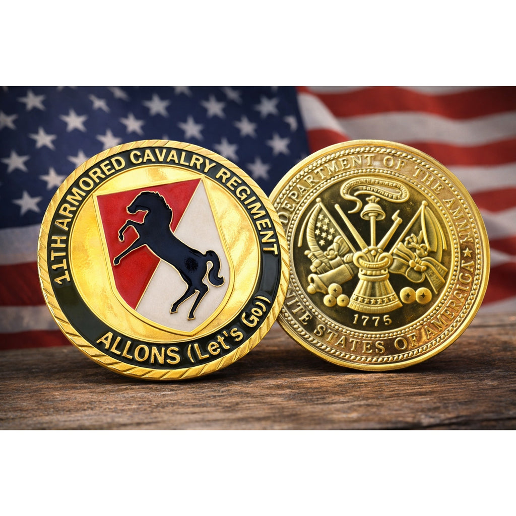US ARMY 11th ARMORED CAVALRY REGIMENT Challenge Coin ·FAST SHIPPING· ·NEW·