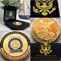 GEORGIA STATE PATROL Challenge Coin With Retirement Award