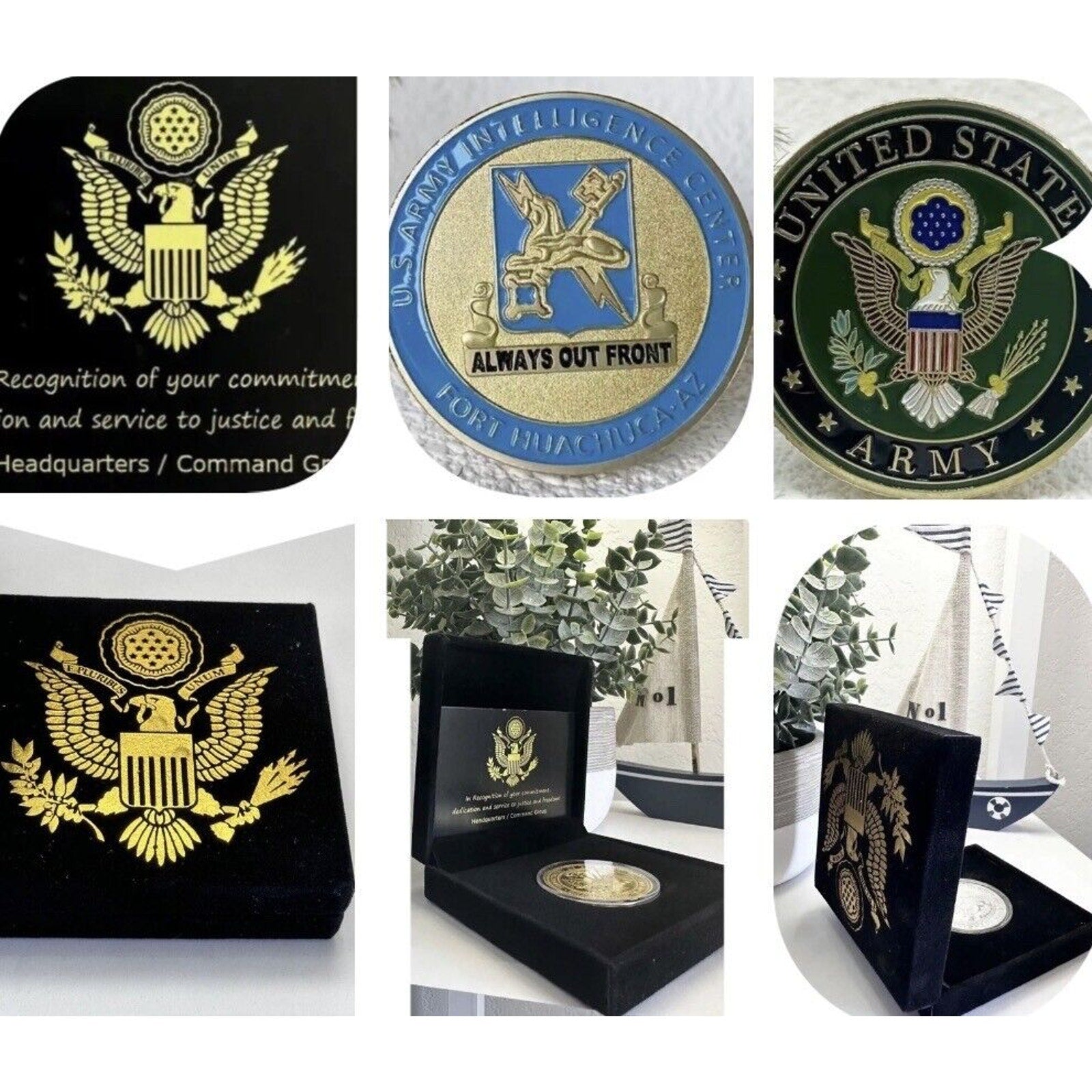 US ARMY Challenge Coin FORT HUACUCA AZ USA ARMY