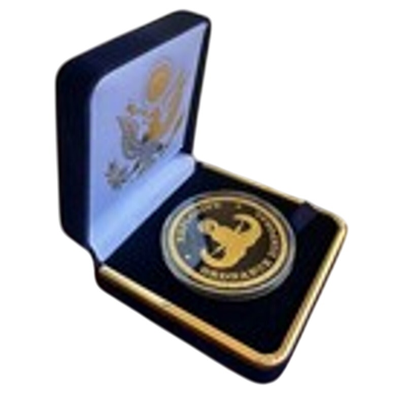 Department of Energy (DOE) Challenge Coin With Blue Velvet Case. Fast Shipping!
