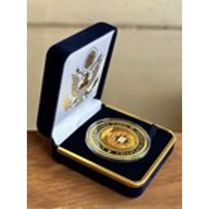 Department of Energy (DOE) Challenge Coin With Blue Velvet Case. Fast Shipping!