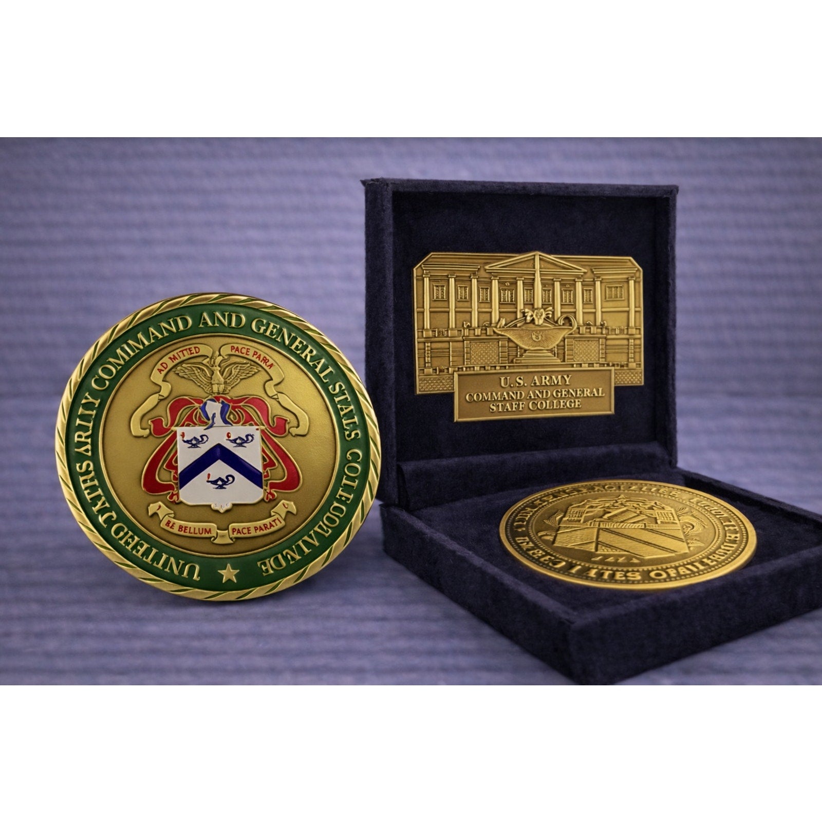 US army Command And General Staff College CGSC ILE w/ Achievement Award