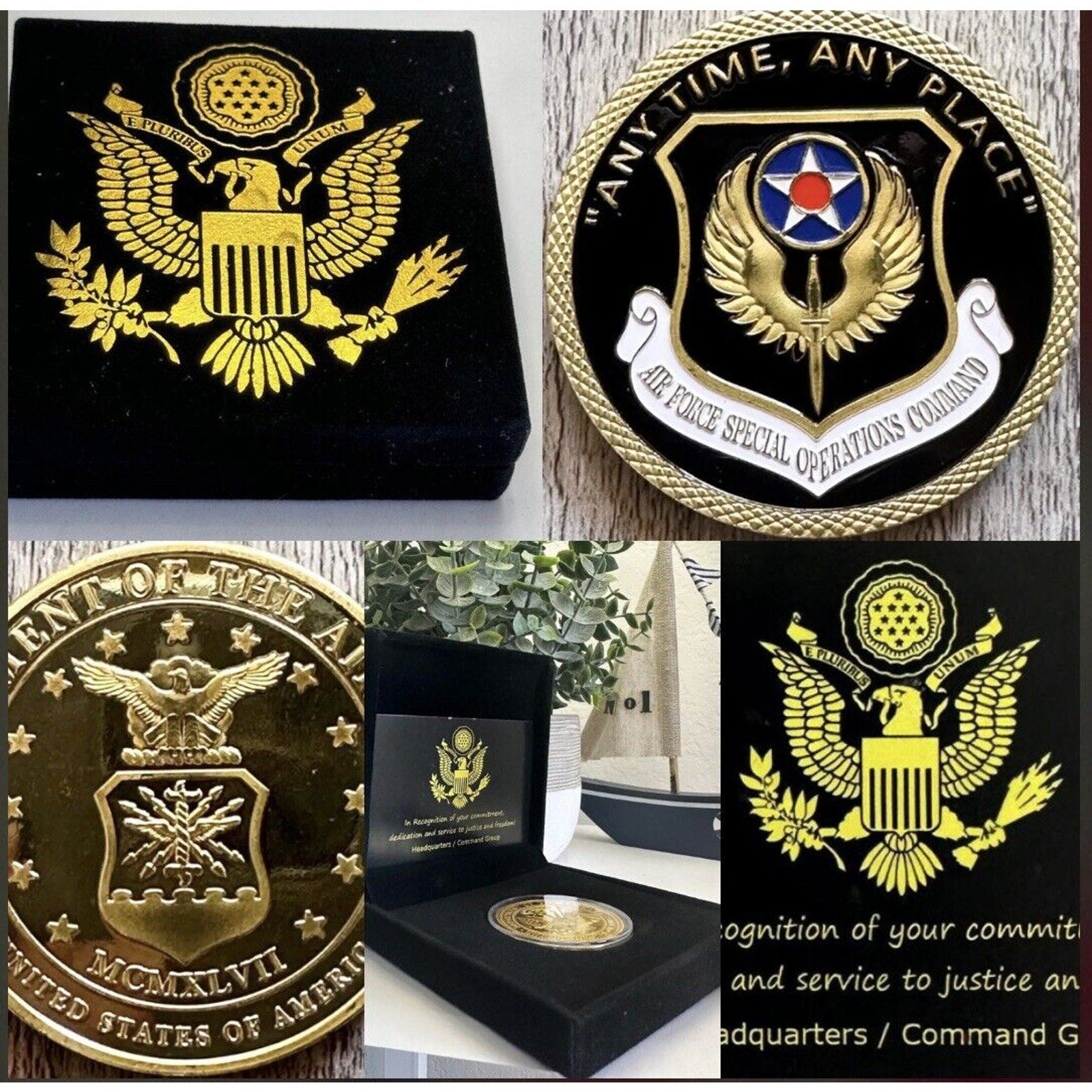 AIR FORCE SPECIAL OPERATIONS COMMAND Challenge Coin USA F