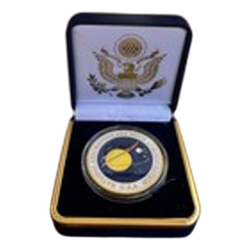 Department of Energy (DOE) Challenge Coin With Blue Velvet Case. Fast Shipping!