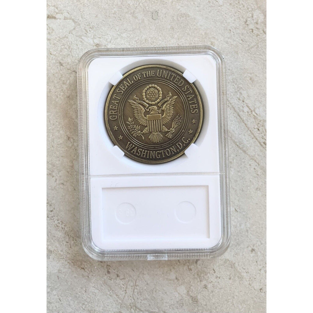 Department of State Diplomatic Security Service Challenge Coin, With Case
