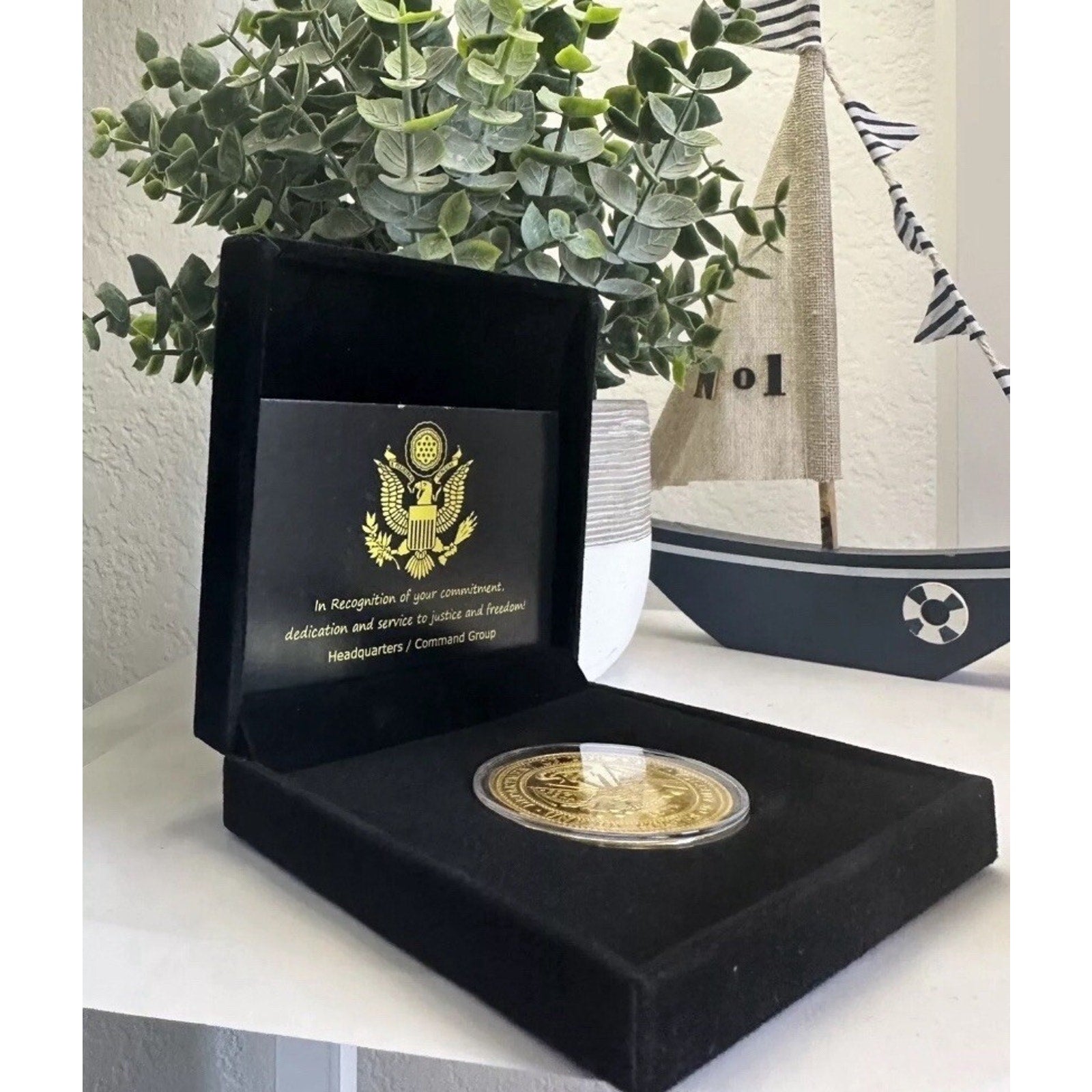 CITY OF HONOLULU POLICE Dept Challenge Coin With Retirement Award