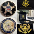U.S Secret Service Coin USSS Seal Of The US President With Retirement Award
