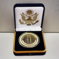 Department of Energy (DOE) Challenge Coin With Blue Velvet Case. Fast Shipping!