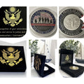 Thank You Warrior Veteran for Your Service Military Challenge Coin USA