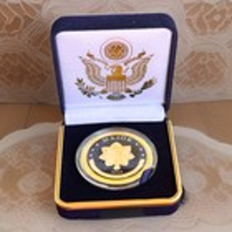 Department of Energy (DOE) Challenge Coin With Blue Velvet Case. Fast Shipping!