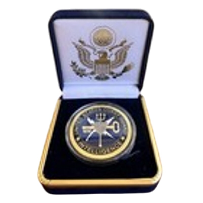 Department of Energy (DOE) Challenge Coin With Blue Velvet Case. Fast Shipping!