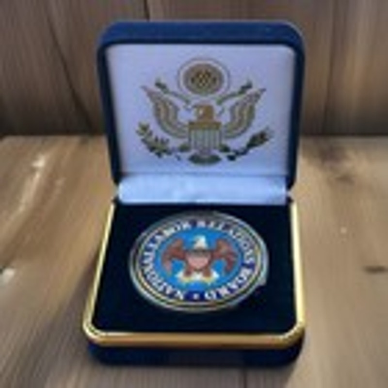 Department of Energy (DOE) Challenge Coin With Blue Velvet Case. Fast Shipping!