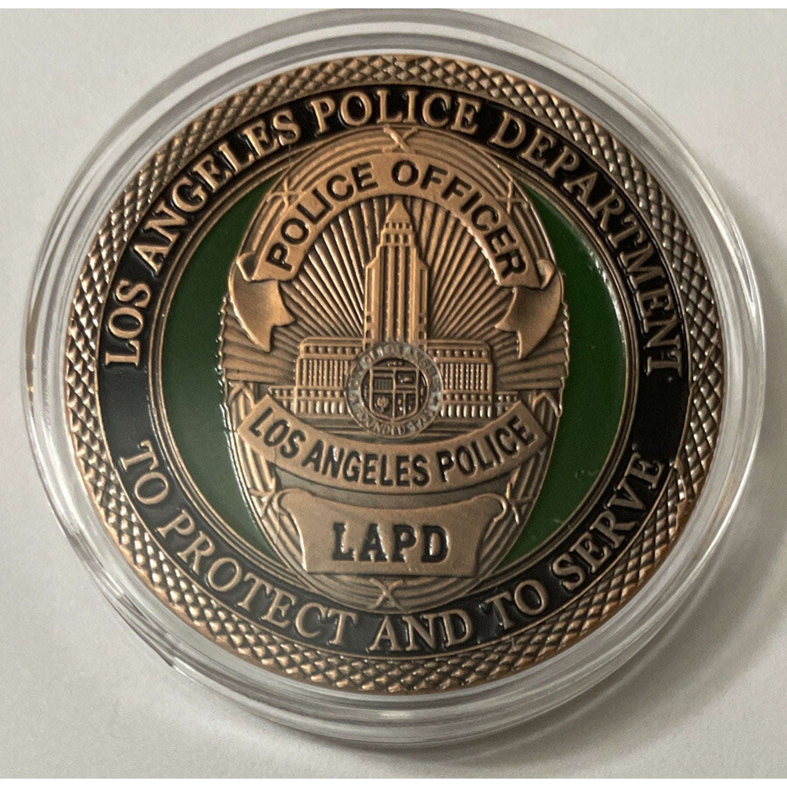 LAPD - Collectable Challenge Coin Limited With Retirement Award