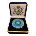 Department of Energy (DOE) Challenge Coin With Blue Velvet Case. Fast Shipping!