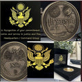 No Ouija Gothic Prediction Decision Coin All Seeing Eye or Death Angel USA