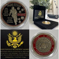 U.S. Marine VETERAN Honorably Discharge Official LIC 2023125 W/ Retirement Award