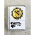 Army 1st Cavalry Division Challenge Coin, Come With Case , Fast Shipping