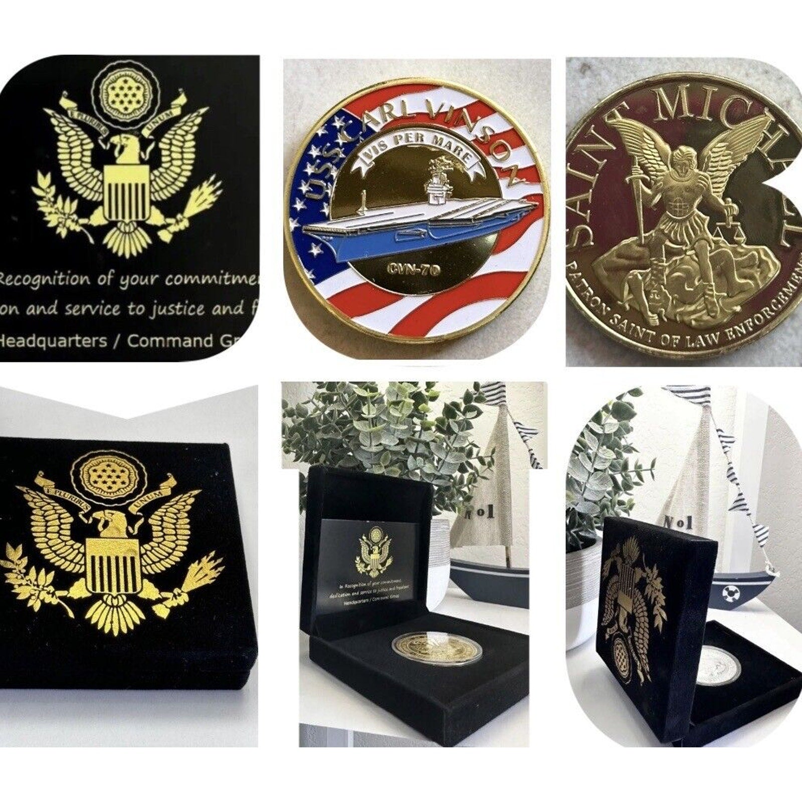 US NAVY - USS CARL VINSON CVN-70 Challenge Coin USN