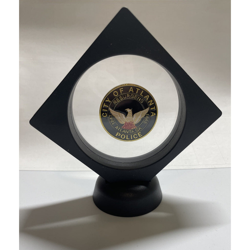 City Of Atlanta Police Coin W/ 3D Case/stand