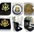 DEPARTMENT OF STATE-US Diplomatic Security Service Gold Plated-Challenge Coin