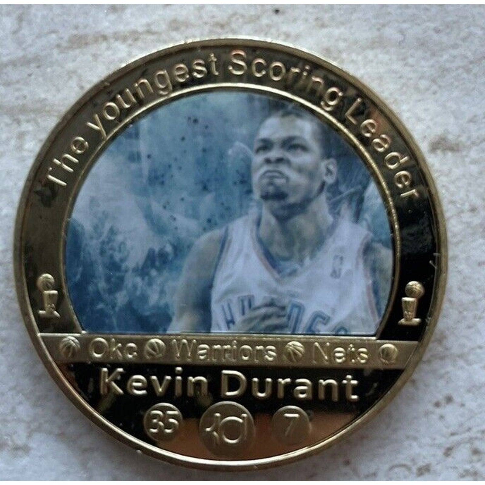 Kevin Durant Best Basketball Player Phoenix Sun Coin